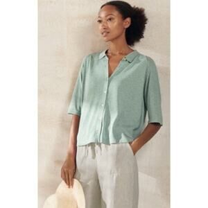 Poetry Silk Knitted Top Soft Jade 6